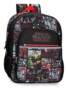 MOCHILA ADAP. 38CM. STAR WARS GALACTIC TEAM